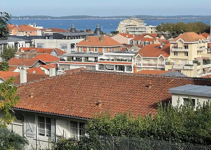 T2 Vue Mer-hypercentre-plage-parc Mauresque-tout A Pied-calme Appartement Arcachon